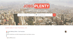 Desktop Screenshot of jobsplenty.com